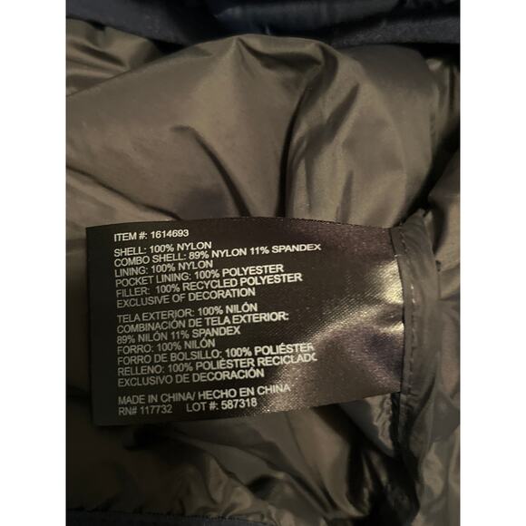 GUC Gerry Men's Black Puffy Jacket Front Zipper Pockets Nylon Size Medium - Picture 5 of 6